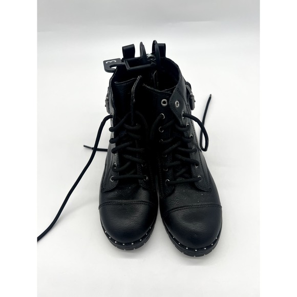 Wonder Nation Black Combat Boots NWOT - Picture 4 of 10